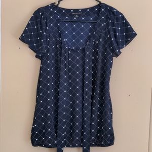 ✨ 3/$30✨ Deep Blue Sara Michelle Blouse